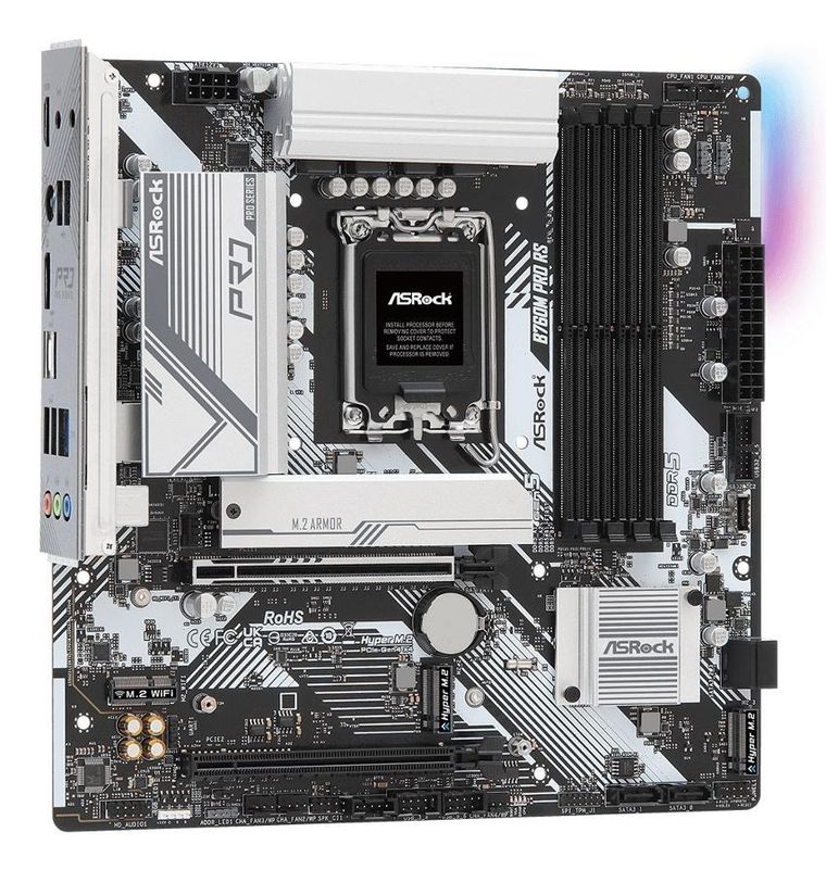 ASRock, płyta główna, B760M Pro RS s1700 4DDR5 DP/HDMI mATX