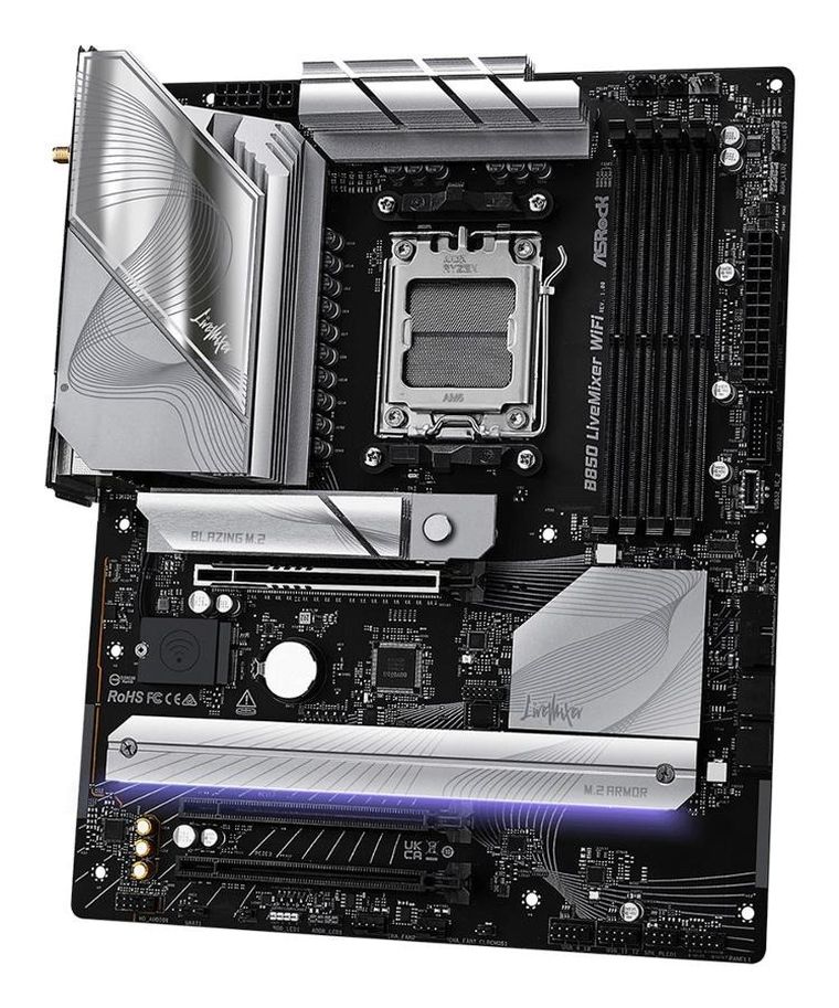 ASRock, płyta główna, B850 LIVEMIXER WIFI AM5 4DDR5 USB3.2 ATX