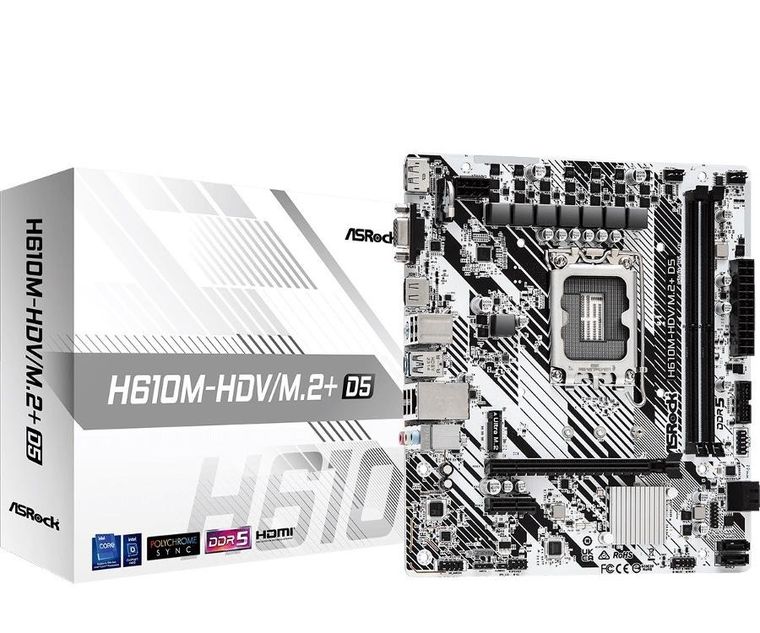 Asrock, płyta główna, H610M-HDV/M.2+ D5