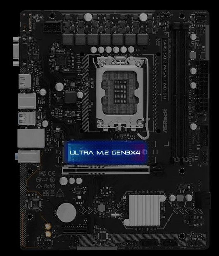 Asrock, płyta główna, H610M-HVS/M.2 D5 GEN5