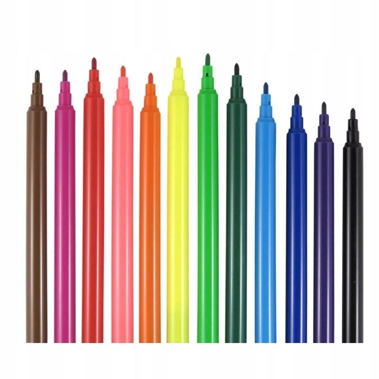 Astra, Pixel One, flamastry okrągłe, 12 kolorów