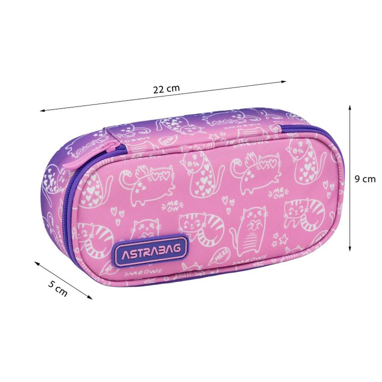 Astrabag, piórnik owalny, Kitty