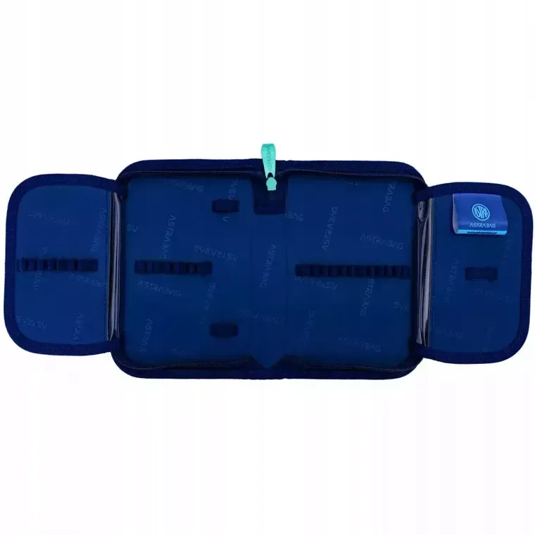 Astrabag, piórnik rozkładany, dwuklapkowy, Football Light