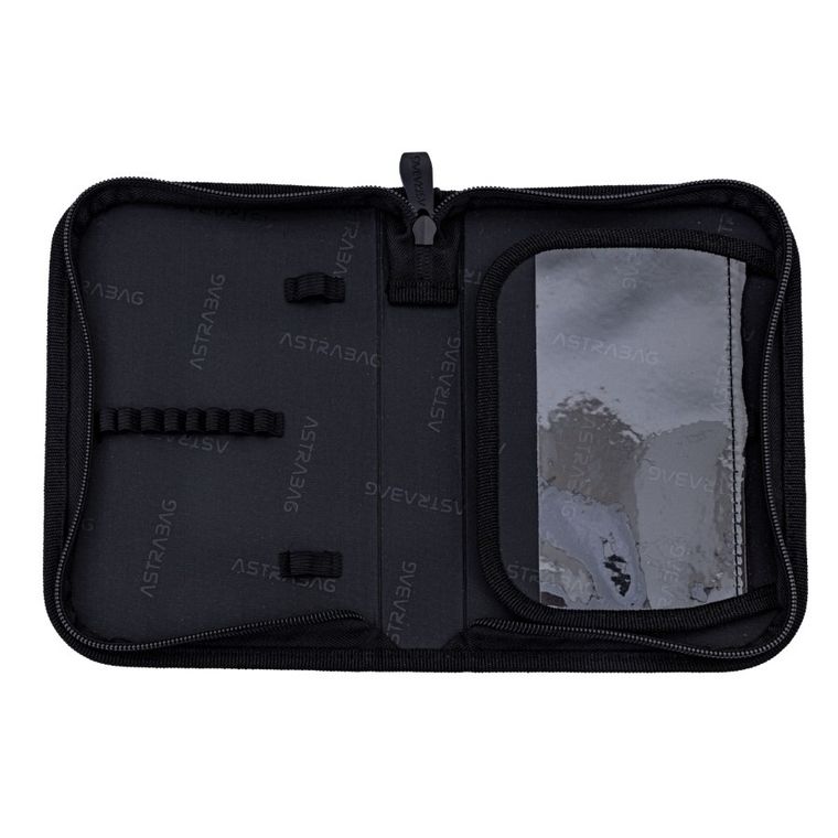 Astrabag, piórnik rozkładany, pojedynczy, z wyposażeniem, Dark Pixel