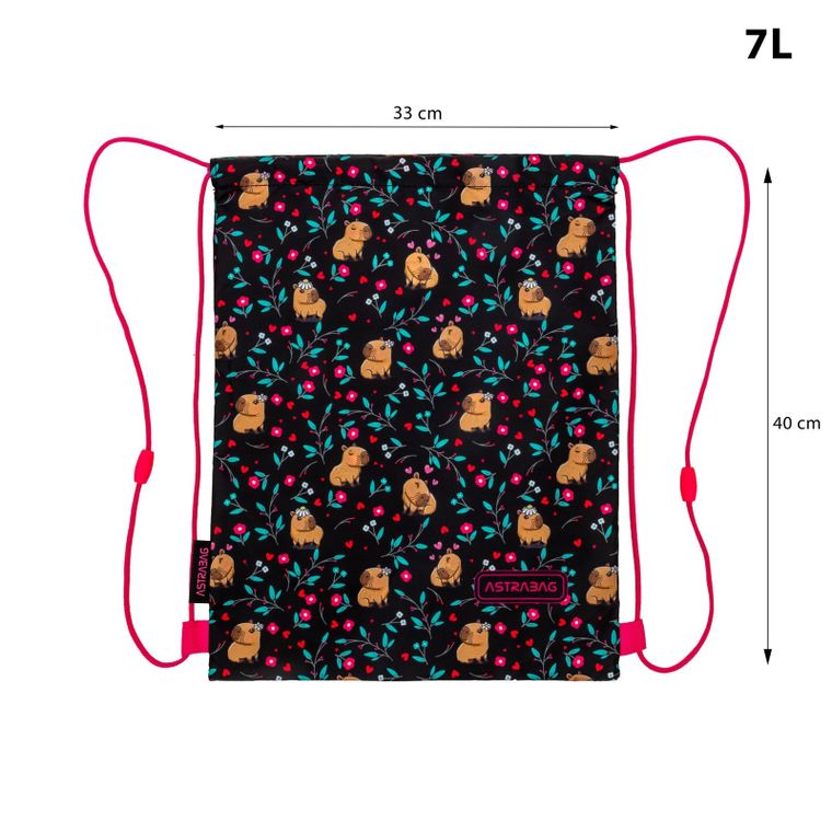 Astrabag, worek sportowy, Flower Capy