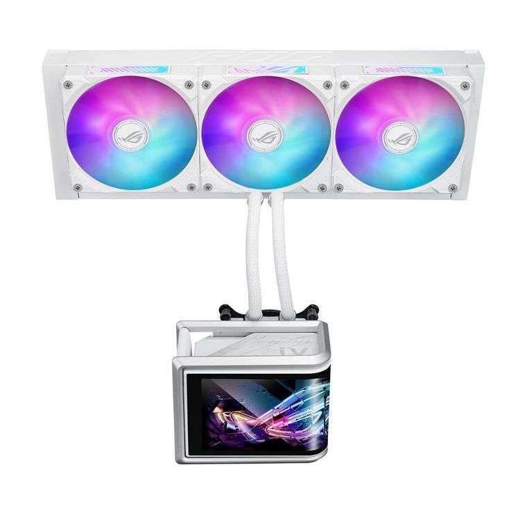 Asus, chłodzenie, ROG RYUO IV SLC 360 ARGB WHT