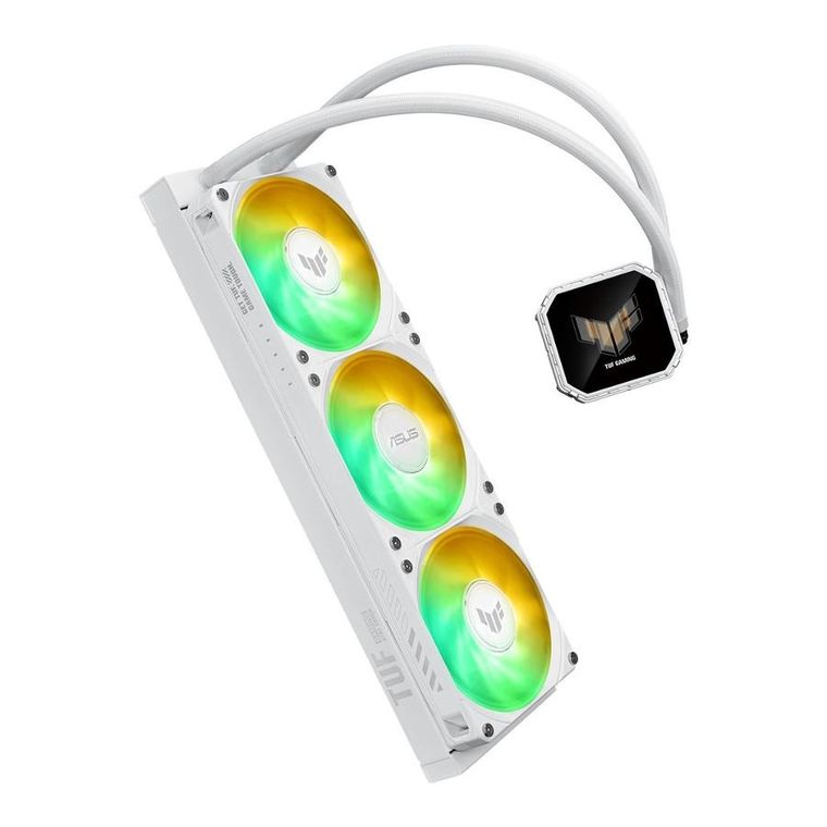 Asus, chłodzenie, TUF GAMING LC III 360 ARGB LCD WHT