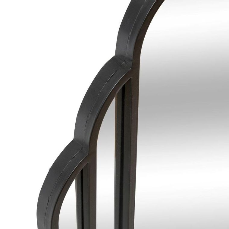 Atmosphera, Benedita, lustro wiszące, duże, art deco, metalowa rama, 50,5-100,3 cm