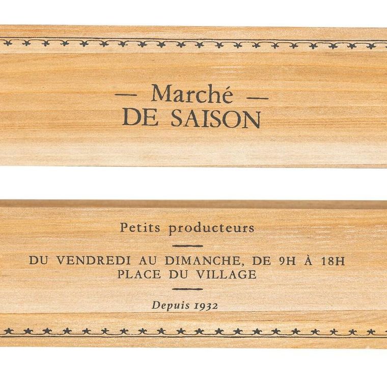 Atmosphera, drewniane skrzyneczki, Little Cottage, 2 szt.