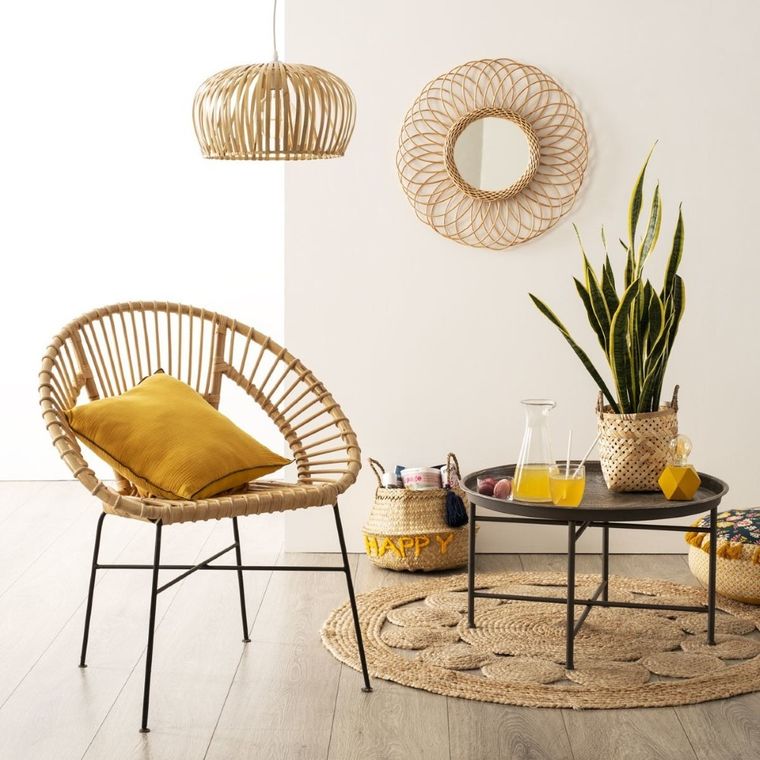 Atmosphera, dywan dekoracyjny z juty, Ø 120 cm, okrągły