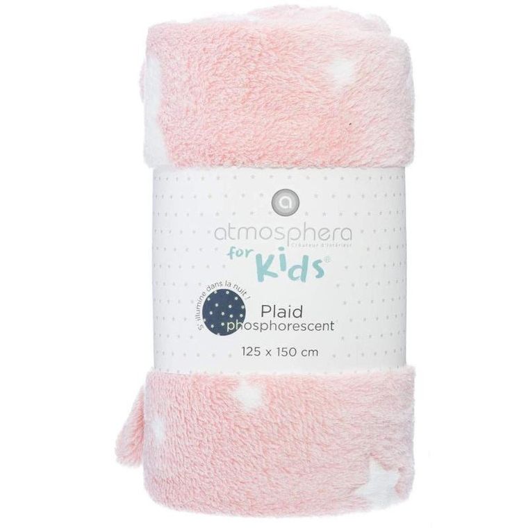 Atmosphera for kids, koc dziecięcy, kocyk do pokoju dziecięcego, 150-125 cm