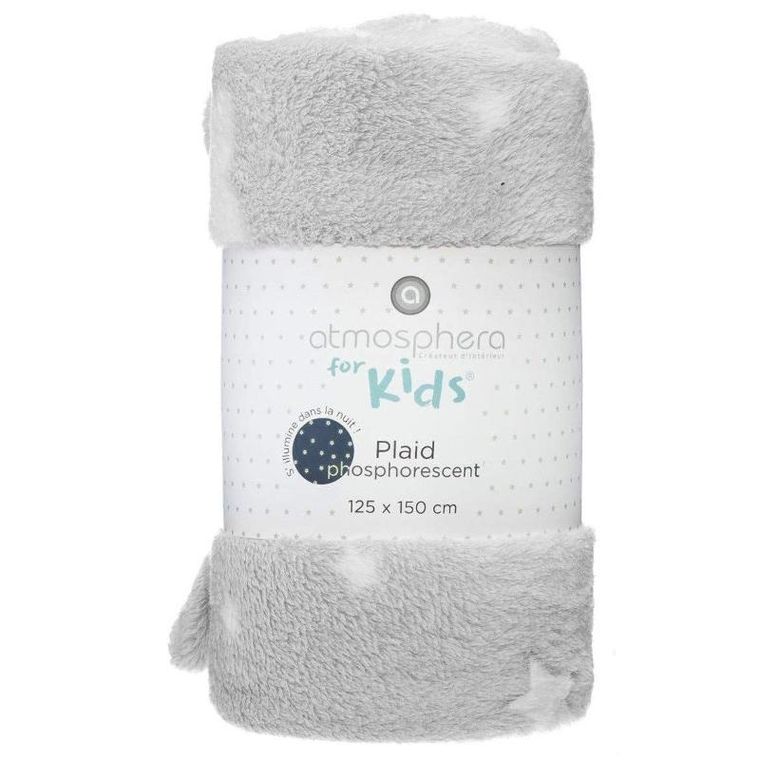 Atmosphera for kids, koc dziecięcy, kocyk do pokoju dziecięcego, 150-125 cm