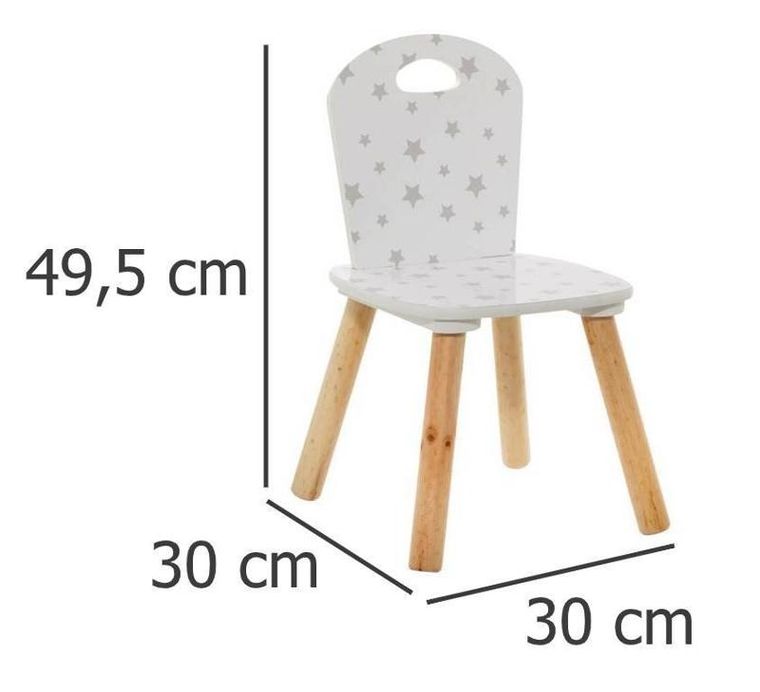 Atmosphera for kids, krzesło, drobne gwiazdki