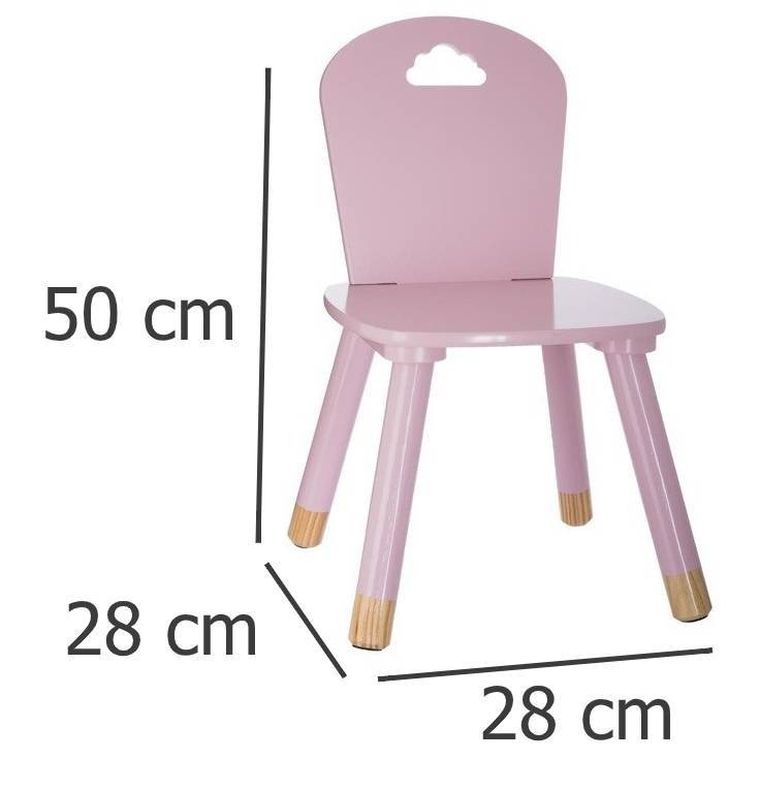Atmosphera for kids, krzesło dziecięce, 50-28-28 cm