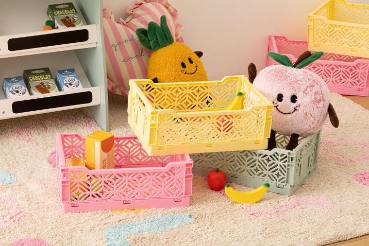 Atmosphera for kids, skrzynka składana, azur, 30-20-11,5 cm