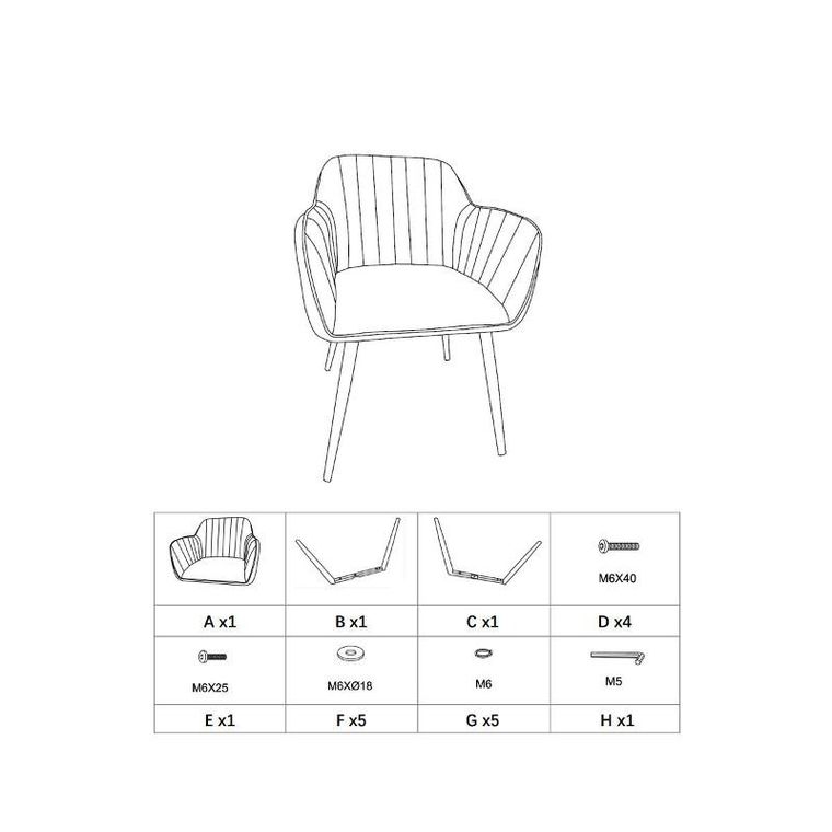 Atmosphera, fotel welurowy, Visoca