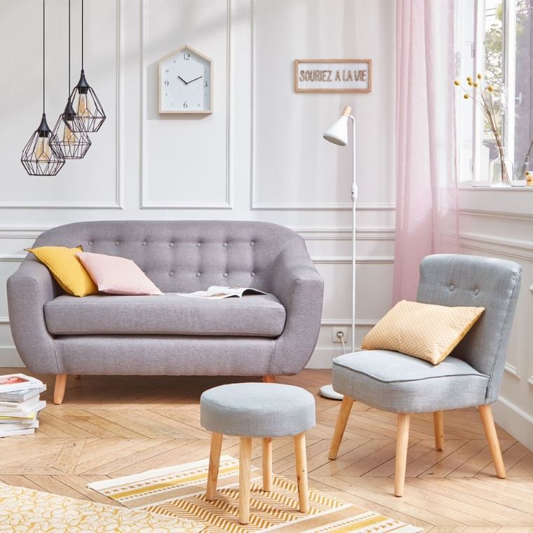 Atmosphera, lampa sufitowa, metalowa, Loft, 3 szt.