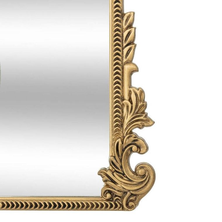 Atmosphera, lustro w złotej, zdobionej ramie, Victoria, w ludwikowskim stylu, 51-41 cm