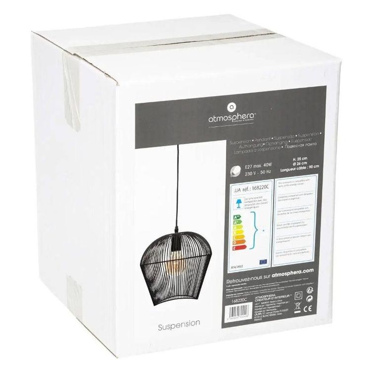 Atmosphera, metalowa lampa sufitowa, Jena, ø 26 cm