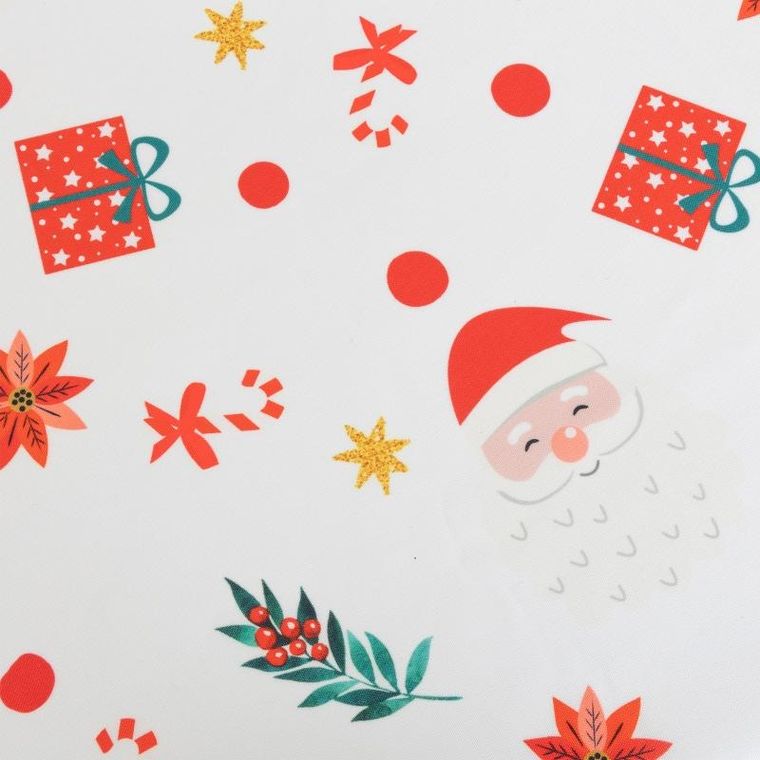 Atmosphera, plamoodporny obrus na stół, z motywem świątecznym