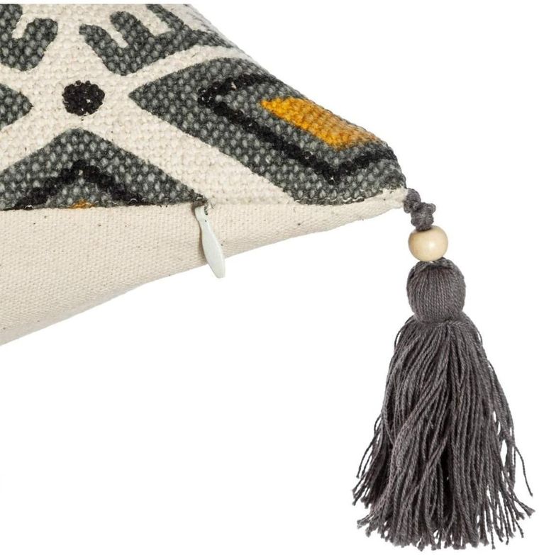 Atmosphera, poszewka dekoracyjna, Aztec, 40-40 cm, etniczna z cekinami