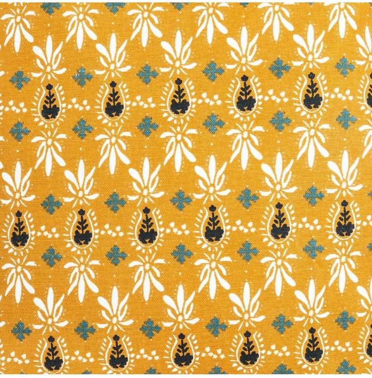 Atmosphera, poszewka dekoracyjna w kaktusy, 40-40 cm, niebieska