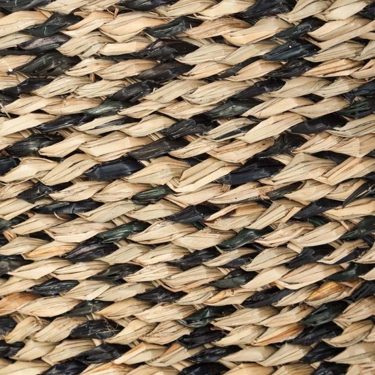 Atmosphera, prostokątne kosze dekoracyjne z uchwytami, 3 rozmiary, czarne