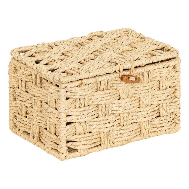 Atmosphera, pudełka do przechowywania plecione, Elio, 3 pojemniki różnej wielkości