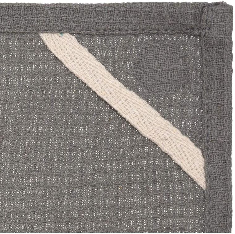 Atmosphera, ręczniki kuchenne z printem, 45-70 cm, 3 szt., szare