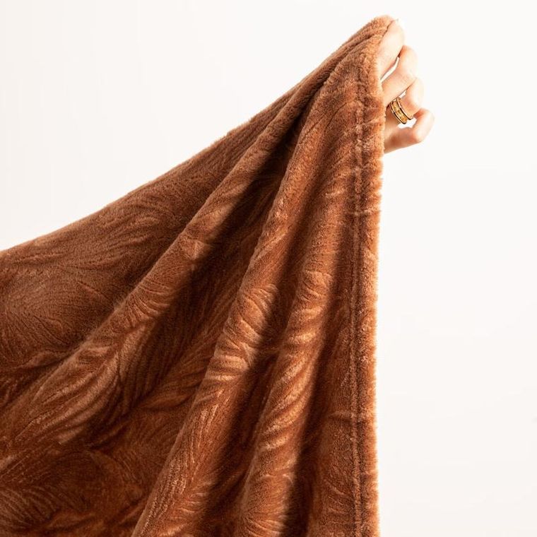 Atmosphera, Ryo, koc we wzór liści, 180-230 cm