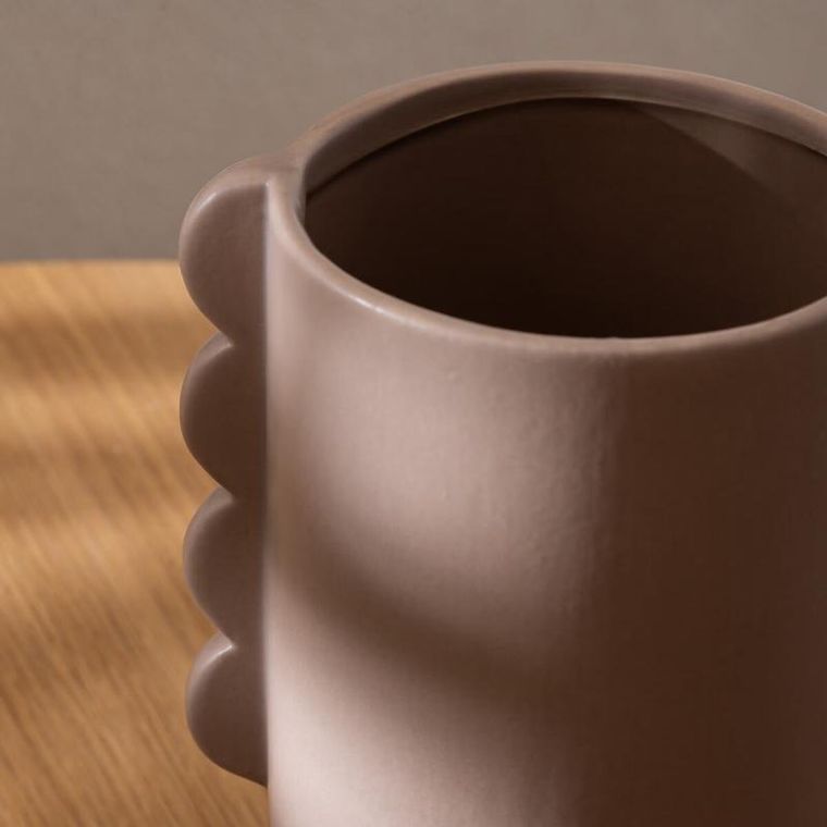 Atmosphera, wazon ceramiczny Wavy Bliss, Ø 13 cm