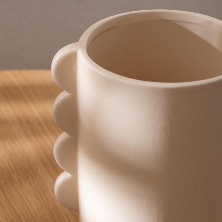 Atmosphera, wazon ceramiczny, Wavy Bliss, Ø 13 cm