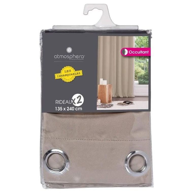 Atmosphera, zasłona zaciemniająca na przelotkach, 135-240 cm, 2 szt.
