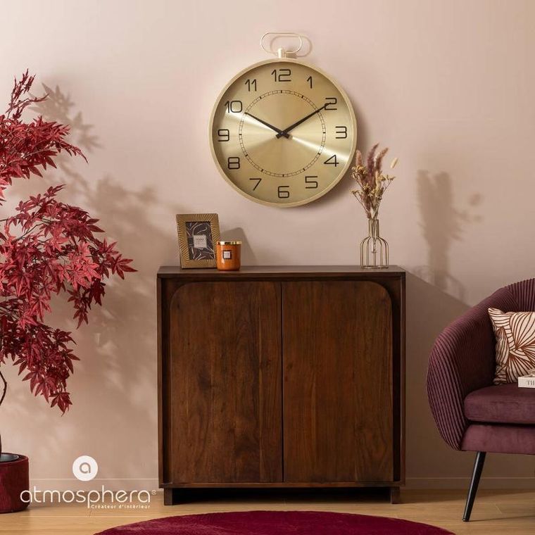 Atmosphera, zegar ścienny, w typie kieszonkowym, Irina, Ø 53 cm