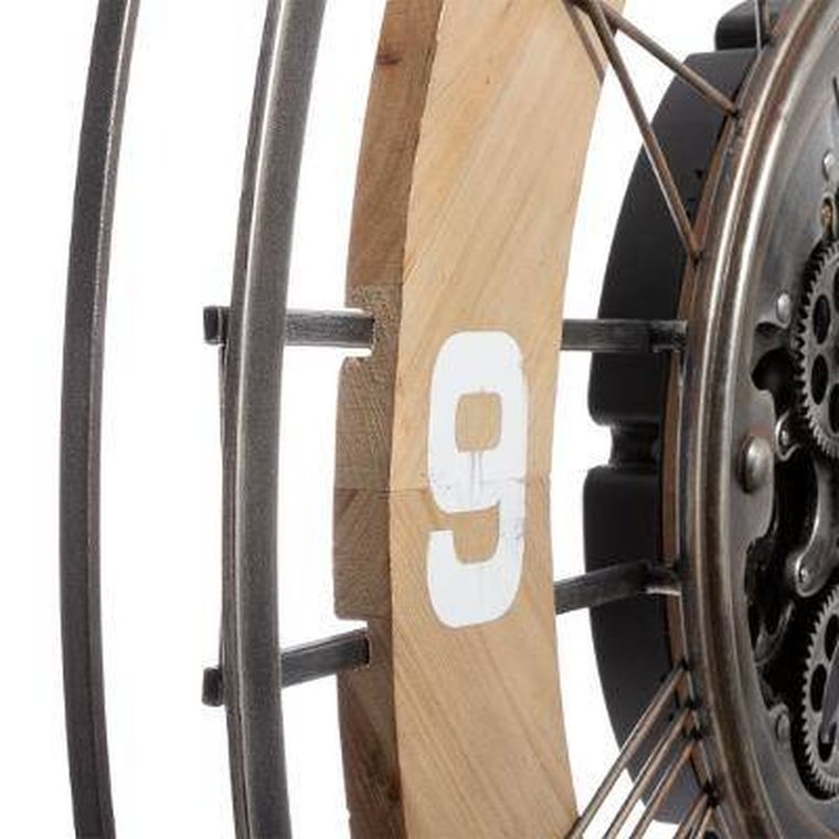 Atmosphera, zegar ścienny z ozdobnym mechanizmem, Lana, Ø 90 cm