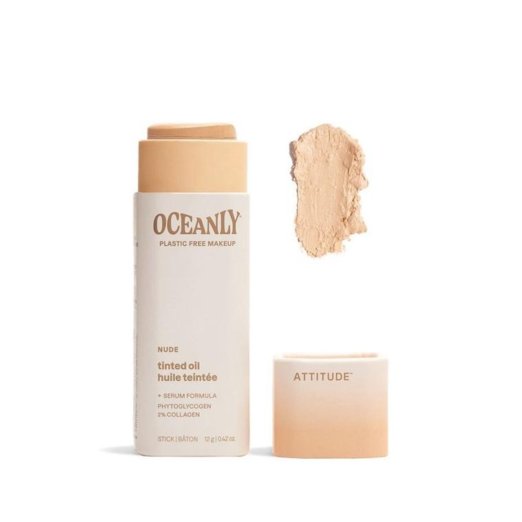 Attitude, Oceanly, olejek koloryzujący, tined oil serum, Nude, 12 g