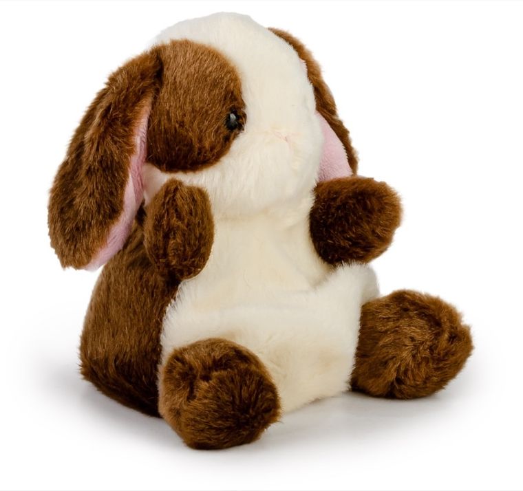 Aurora, Palm Pals, brązowy króliczek, maskotka, 12 cm