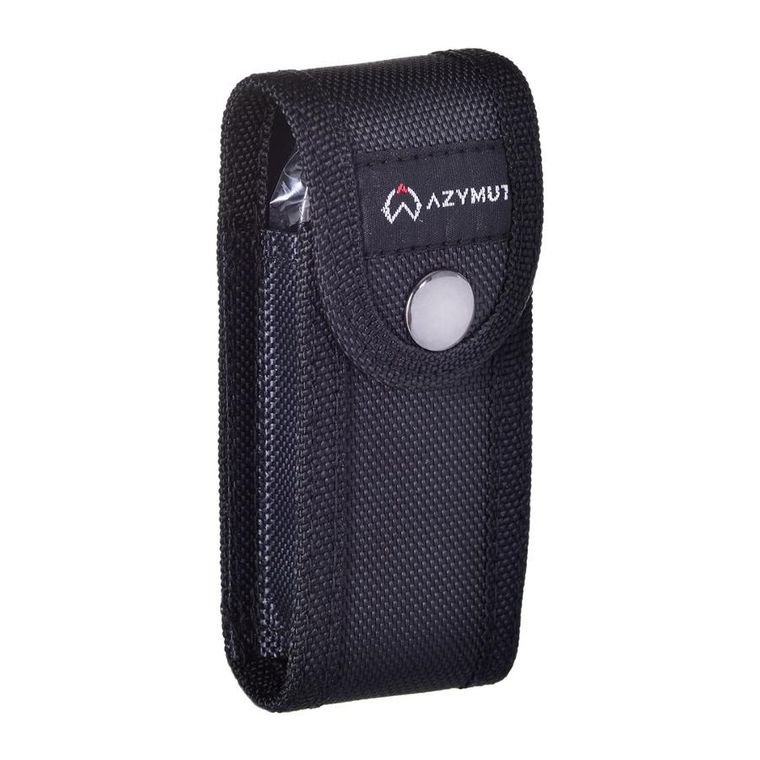 Azymut, Karkon, scyzoryk, 9 narzędzi + kabura, 113 mm, czarny, HK20018