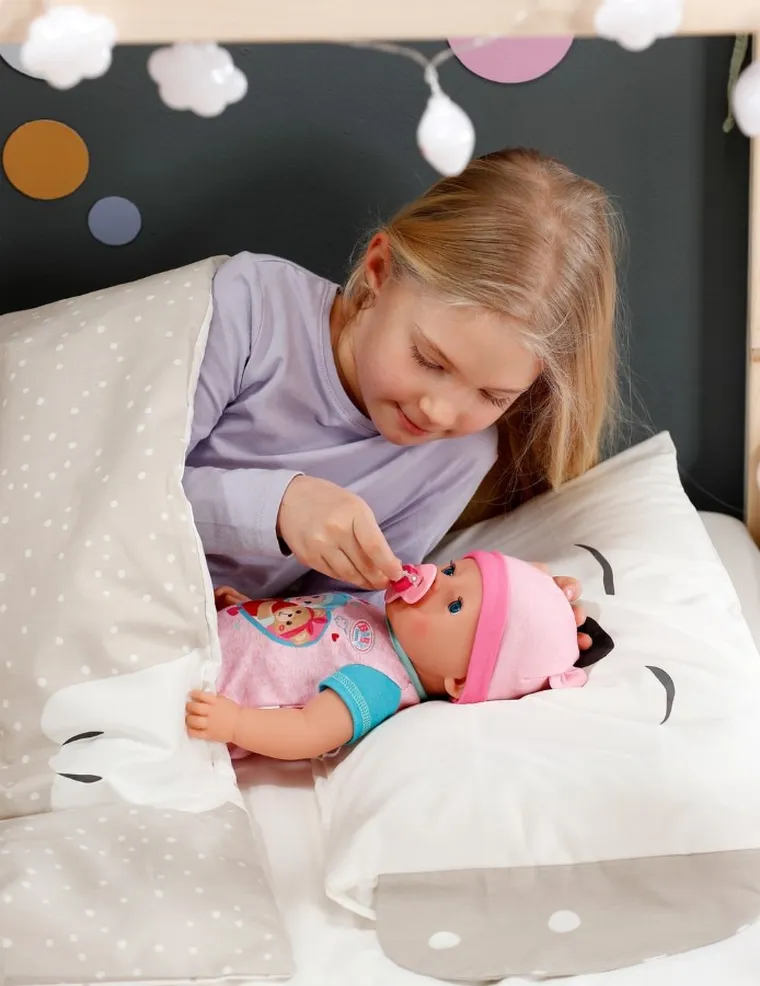 Baby Born, Emma, interaktywna lalka bobas, 43 cm