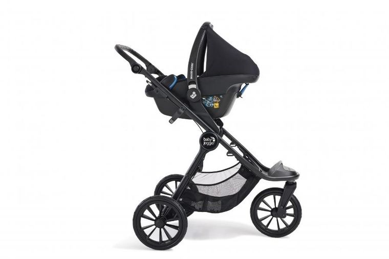 Baby Jogger, City Elite 2w1, wózek spacerowy z gondolą, terenowy, opulent black