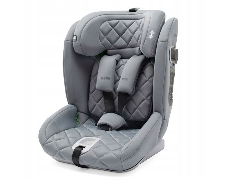 Baby Mix, Hero Pro, fotelik samochodowy, i-Size, grey, 76-150 cm
