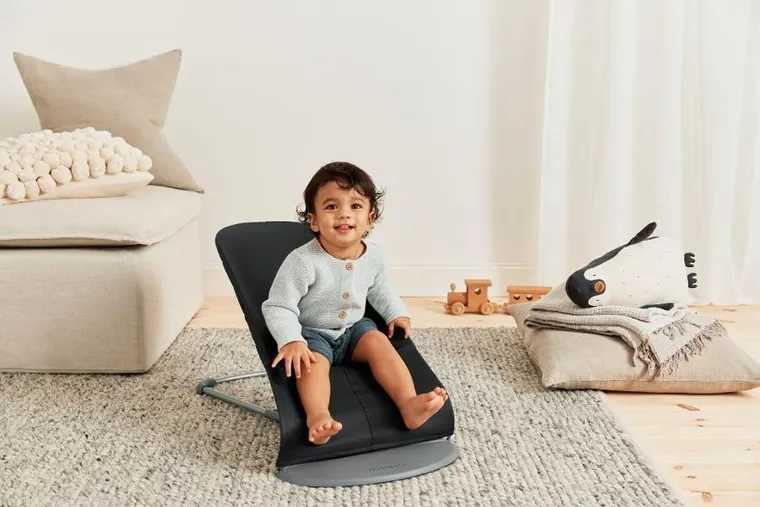 BabyBjörn, Bliss Woven, leżaczek, czarny