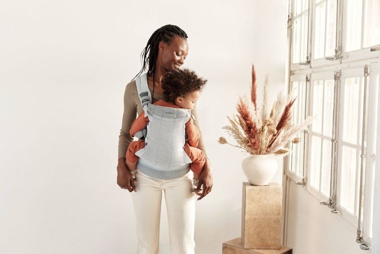 BabyBjörn, Harmony 3D Mesh, nosidełko, srebrne