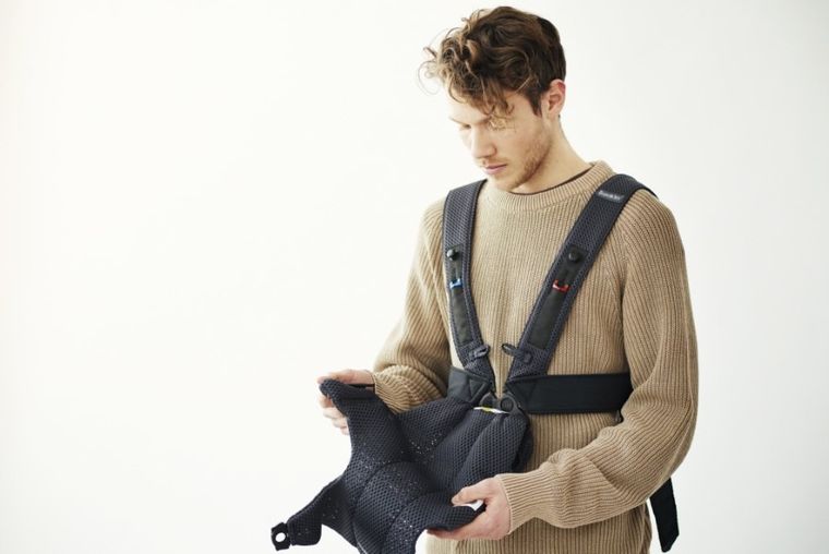 BabyBjörn, Mini 3D Mesh, nosidełko, ciemny niebieski