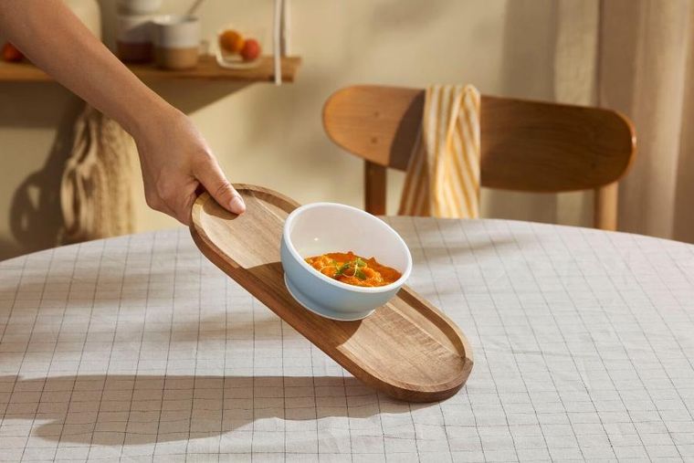 BabyBjörn, zestaw miseczek, Powder Blue, 2 szt.