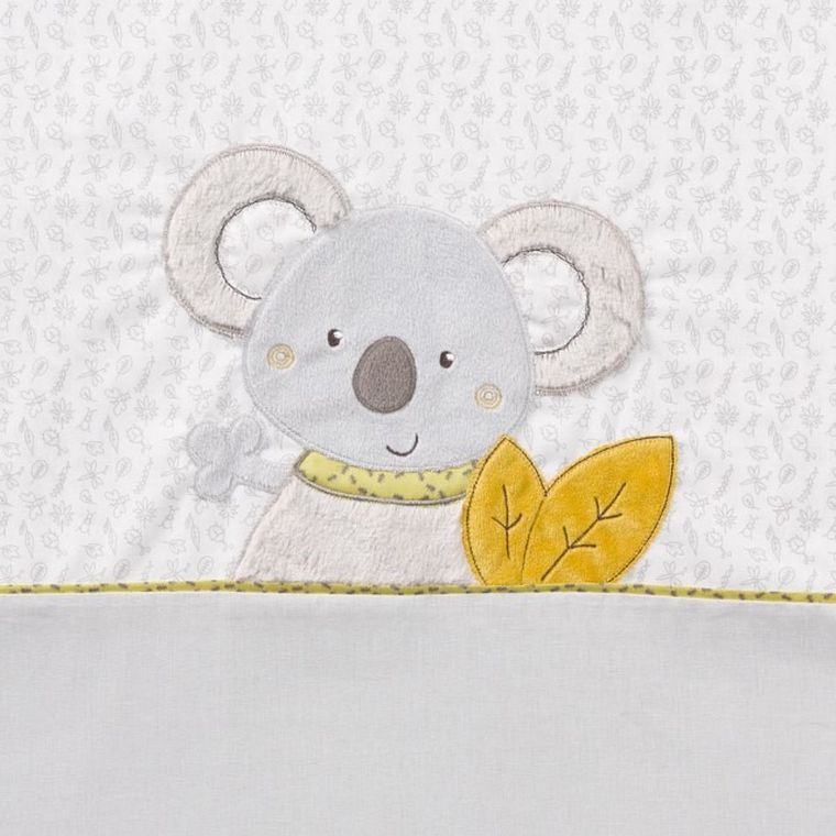 BabyFehn, Australia, 2-częściowy komplet pościeli ozdobnej, Miś Koala, 100-135 cm