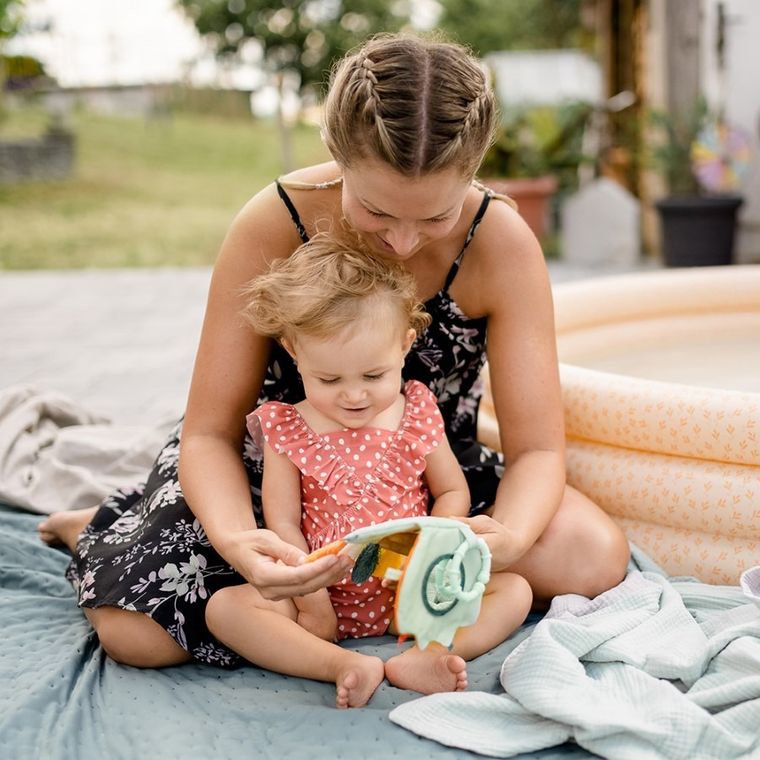BabyFehn, Chlap i się baw, książeczka do kąpieli, ośmiornica, zabawka do kąpieli