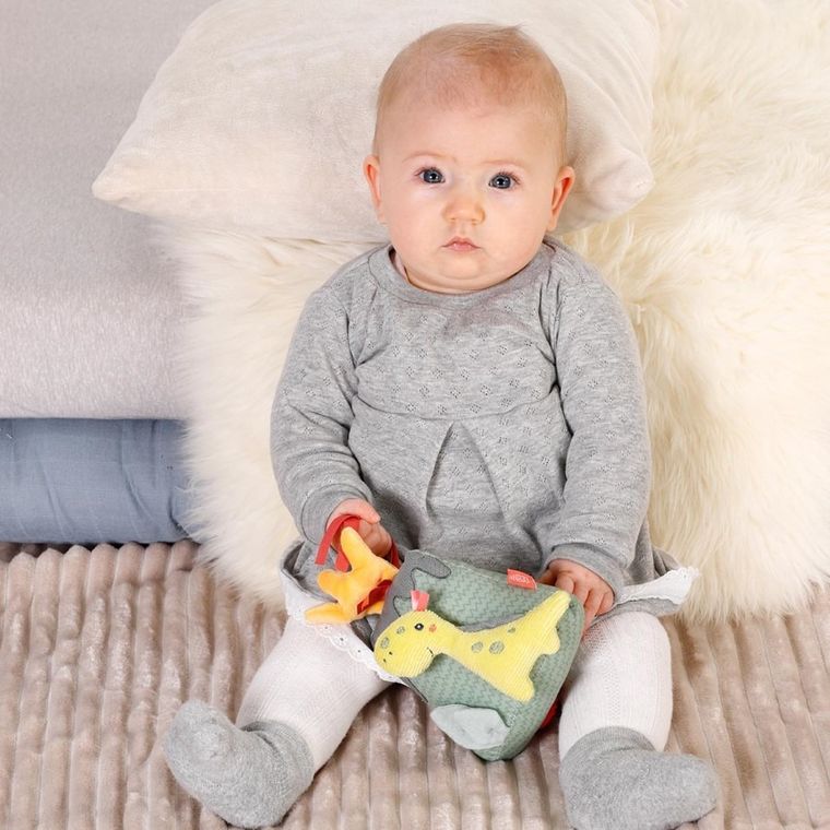 BabyFehn, Wesoły Dinozaur, Wulkan, maskotka z pozytywką