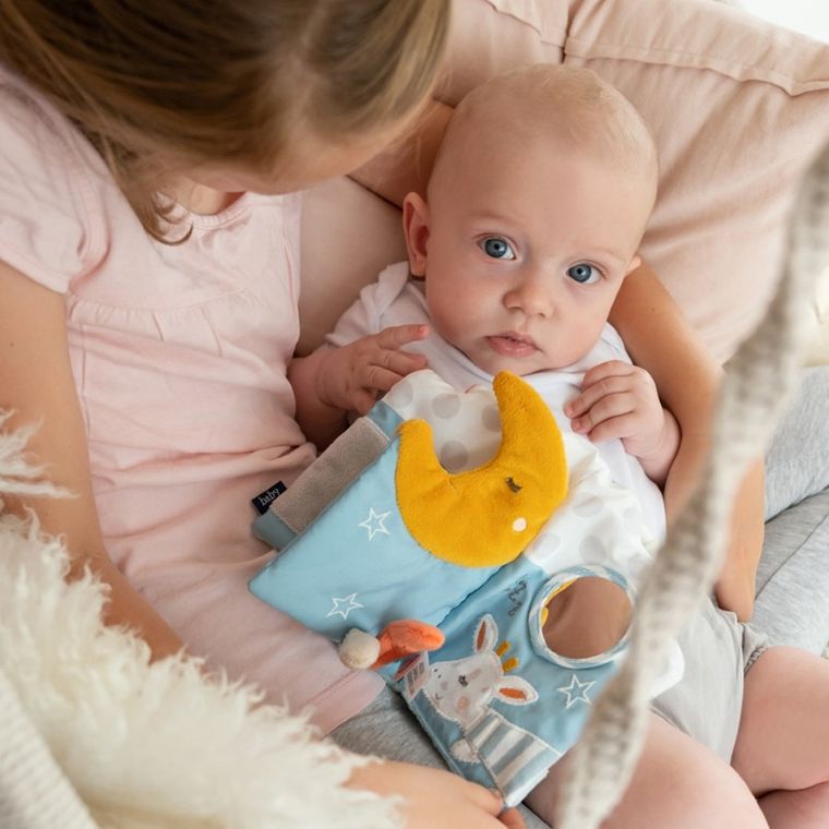 BabyFehn, Żyrafa, Dobranoc, książeczka edukacyjna, świecąca w ciemności