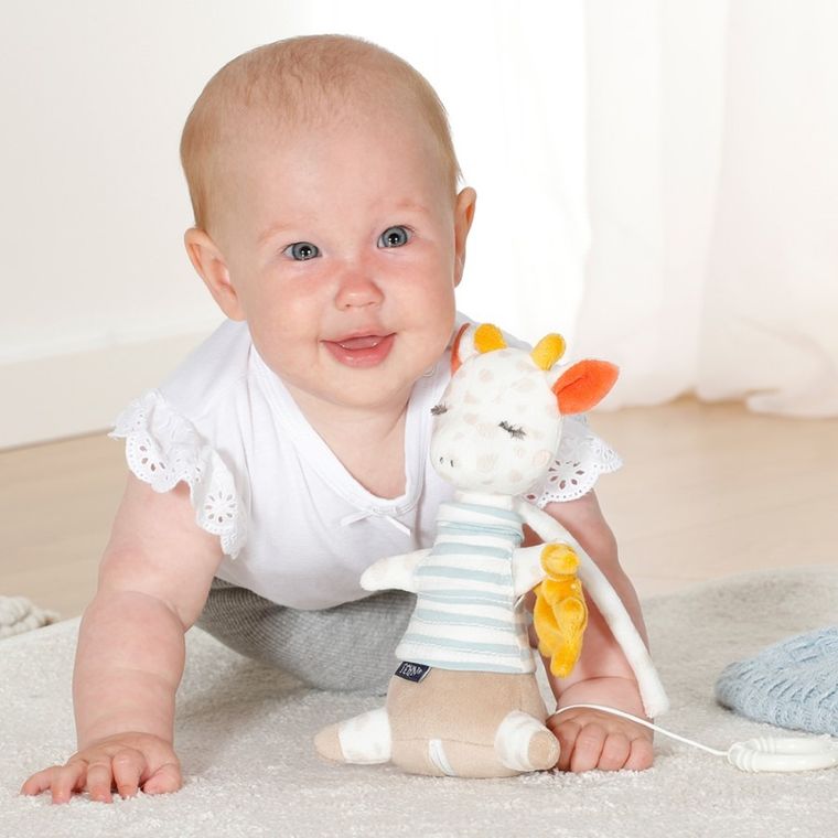 BabyFehn, Żyrafa, Dobranoc, maskotka z pozytywką, świecąca w ciemności